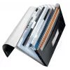 Leitz Project File WOW PP, Kopertowa teczka, A4, Polipropylen (PP), Czarny, Pozioma/Pionowa, 250 arkuszy