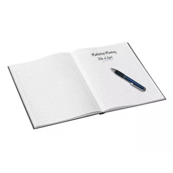 Leitz Notebook WOW A5 w linie, twarda oprawa, 90 g/80 kartek, Wzór, Czarny, A5, 80 kartek, 80 g/m², Papier w linie