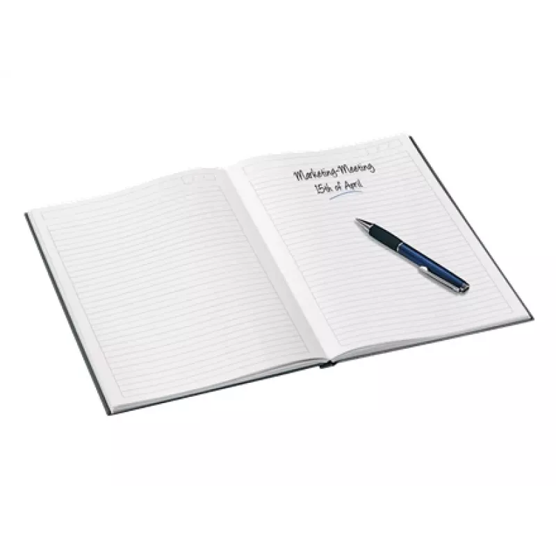 Leitz Notebook WOW A5 w linie, twarda oprawa, 90 g/80 kartek, Wzór, Czarny, A5, 80 kartek, 80 g/m², Papier w linie