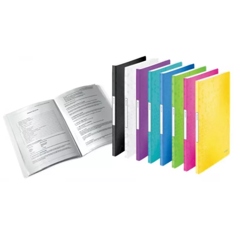 Leitz książka prezentacyjna WOW PP 20 kieszeni, Biały, Polichlorek winylu (PVC), 20 kieszeni, A4, 231 mm, 13 mm