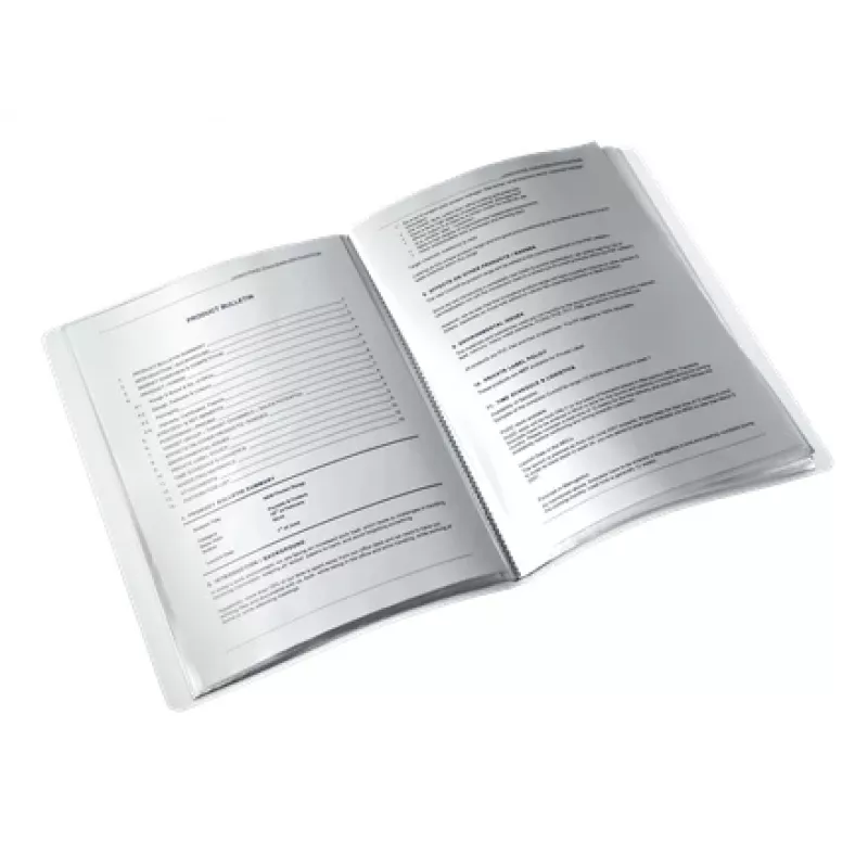 Leitz książka prezentacyjna WOW PP 40 pockets, biały, polipropylen (PP), 40 kieszeni, A4, 231 mm, 16 mm
