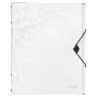 Leitz Divider Book WOW PP 6 zakładek, Segregator konwencjonalny, A4, Polipropylen (PP), Biały, Błyszczący, 200 arkuszy