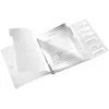 Leitz Divider Book WOW PP 6 zakładek, Segregator konwencjonalny, A4, Polipropylen (PP), Biały, Błyszczący, 200 arkuszy