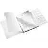 Leitz Divider Book WOW PP, 6 kart przekładek, konwencjonalna teczka, A4, polipropylen (PP), czarny, błyszczący, 200 kartek