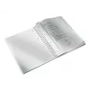 Leitz WOW Notes A4 w kratkę, spiralowany z okładką PP, Wzór, Czarny, A4, 80 arkuszy, 80 g/m², Papier w kratkę