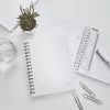 Leitz WOW Notatnik A5 w linie, spiralowany z okładką PP, Monochromatyczny, Biały, A5, 80 arkuszy, 80 g/m², papier w linie