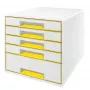 Leitz Szafka z szufladami WOW Cube 5-szufladowa, 5 szuflad, Plastik, 270 mm, 287 mm, 363 mm, 3,59 kg