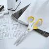 Nożyczki biurowe Leitz WOW Titanium 205 mm, dla dorosłych, cięcie proste, pojedyncze, białe, żółte, stal nierdzewna, nożyczki biurowe