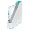 Leitz Magazine File WOW Dual Colour, fioletowy, biały, plastik, A4, 73 mm, 272 mm, 318 mm