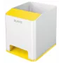 Leitz Sound Pen Holder WOW, biały, żółty, polistyren, 90 mm, 101 mm, 100 mm, 140 g