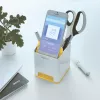 Leitz Sound Pen Holder WOW, biały, żółty, polistyren, 90 mm, 101 mm, 100 mm, 140 g