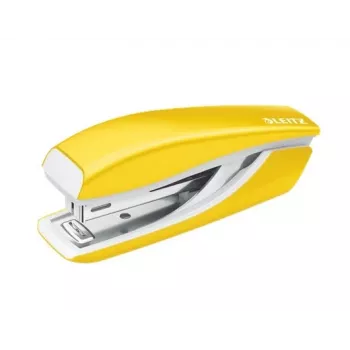 Leitz NeXXt WOW Metal Mini Stapler, 10 arkuszy, żółty, P2, Metal, Plastik, 80 g/m², 3,5 cm