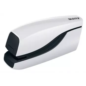 Zszywacz Leitz NeXXt na baterie WOW 5566, 10 kartek, przód, 1 cm, tworzywo sztuczne, biały, bateria