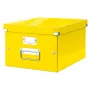 Leitz Click & Store WOW Średnie pudełko do przechowywania, Żółty, Karton, 281 mm, 370 mm, 200 mm, 900 g