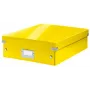 Leitz Click & Store WOW Medium Organiser Box, Pojemnik do przechowywania, Żółty, Prostokątny, Karton, Monochromatyczny, Do użytku wewnętrznego