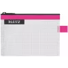 Leitz Travel Pouch wodoodporne WOW Small, Unisex, Torba na akcesoria, Mała, Zamek błyskawiczny, Wodoodporne, Różowy