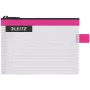Leitz Travel Pouch wodoodporne WOW Small, Unisex, Torba na akcesoria, Mała, Zamek błyskawiczny, Wodoodporne, Różowy