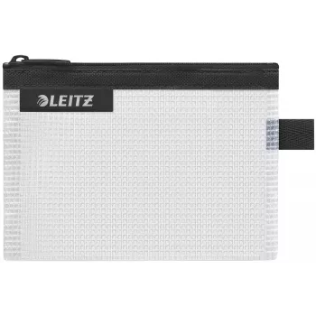 Leitz Travel Pouch wodoodporna WOW Small, Unisex, Saszetka, Mały, Zamek błyskawiczny, Wodoodporna, Czarny