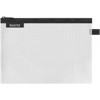 Leitz Travel Pouch wodoszczelny WOW Medium, Unisex, Saszetka, Średni, Zamek błyskawiczny, Wodoodporny, Czarny