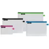 Leitz Travel Pouch wodoodporna WOW Duża, Unisex, Torba dodatkowa, Duża, Zamek błyskawiczny, Wodoodporna, Niebieska