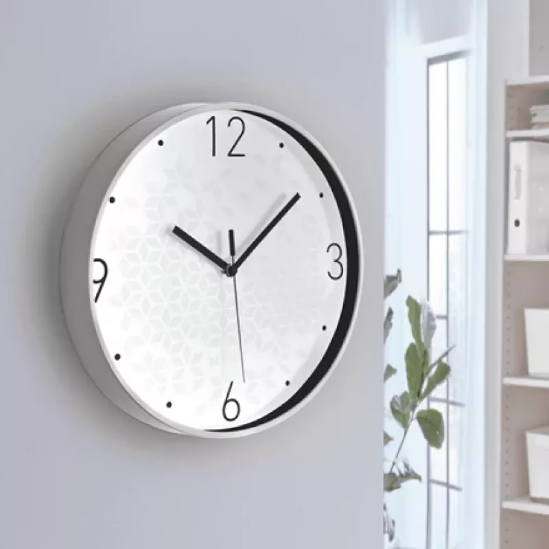 Leitz Zegar ścienny (cichy) WOW, okrągły, biały, 290 mm, 43 mm, 290 mm, 550 g
