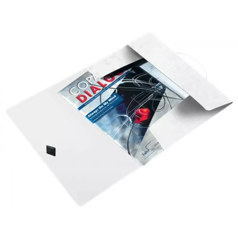 Leitz 3-Flap Folder WOW PP A4, teczka prezentacyjna, A4, polipropylen (PP), biały, portret, 150 arkuszy