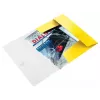 Leitz 3-Flap Folder WOW PP A4, teczka prezentacyjna, A4, polipropylen (PP), żółty, pionowa, 150 arkuszy