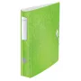 Leitz segregator dźwigniowy Active PP WOW A4/65mm, A4, pierścienie D, przechowywanie, polipian, zielony, 350 arkuszy
