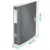 Leitz segregator dźwigniowy Active PP WOW A4/65mm, A4, pierścienie D, przechowywanie, polipian, zielony, 350 arkuszy