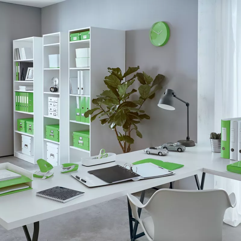 Leitz segregator dźwigniowy Active PP WOW A4/65mm, A4, pierścienie D, przechowywanie, polipian, zielony, 350 arkuszy
