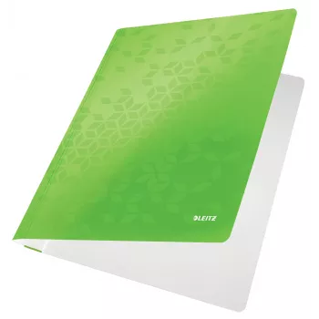 Leitz płaski File Card/Board WOW A4, konwencjonalna teczka na dokumenty, A4, karton, zielony, portret, 250 arkuszy