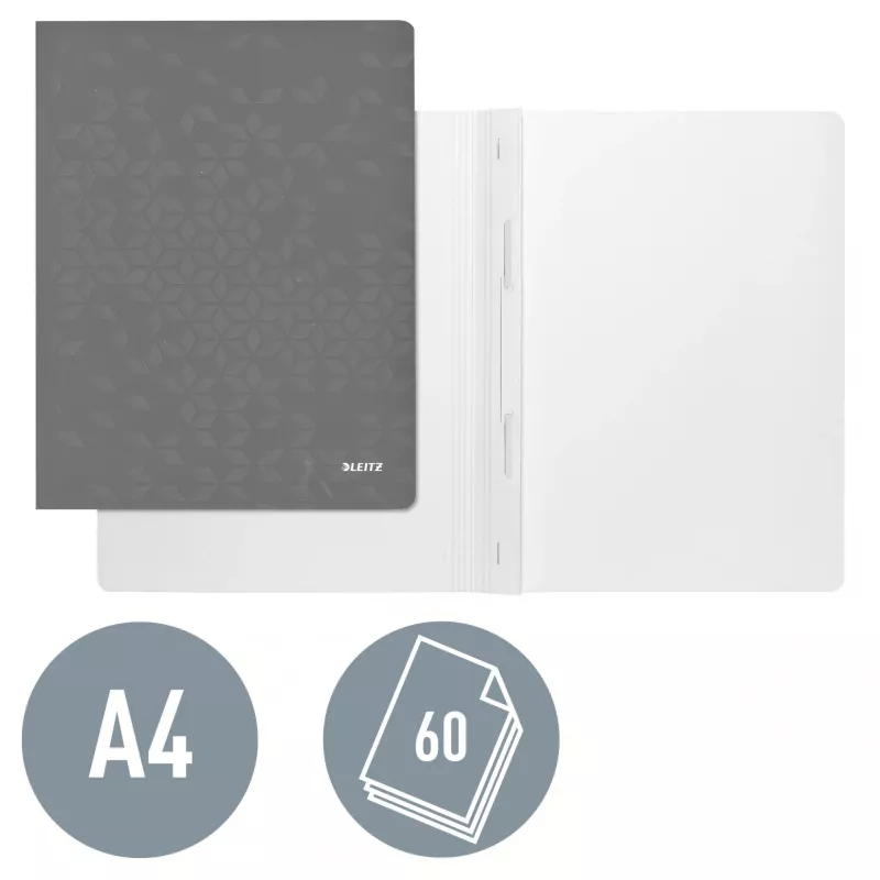 Leitz płaski File Card/Board WOW A4, konwencjonalna teczka na dokumenty, A4, karton, zielony, portret, 250 arkuszy