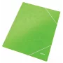 Teczka z 3 klapkami Leitz WOW Card/POB A4, teczka kartonowa, A4, polipropylen (PP), zielona, 250 arkuszy, 80 g/m²