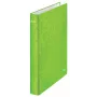 Leitz Ringbinder WOW Laminowany A4+ 2DR/25mm, A4+, D-ring, Karton, Zielony, 250 arkuszy, 80 g/m²