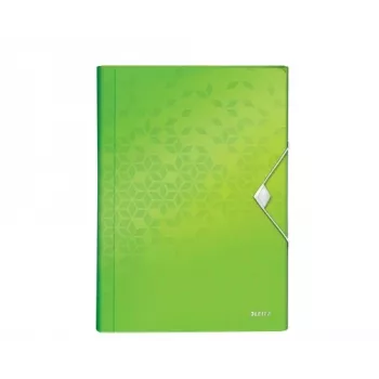 Leitz WOW PP teczka projektowa, A4, polipropylen (PP), zielona, pionowa, 250 arkuszy, 80 g/m²