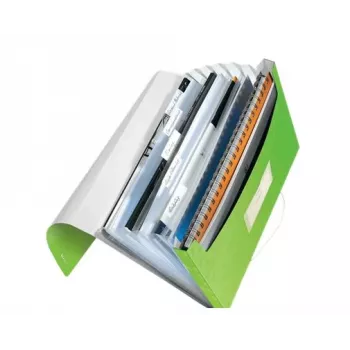 Leitz WOW PP teczka projektowa, A4, polipropylen (PP), zielona, pionowa, 250 arkuszy, 80 g/m²