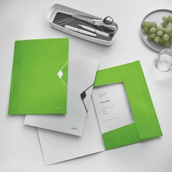 Leitz 3-Flap Folder WOW PP A4, A4, Polipropylen (PP), Zielony, Pionowa, 150 arkuszy, 80 g/m²