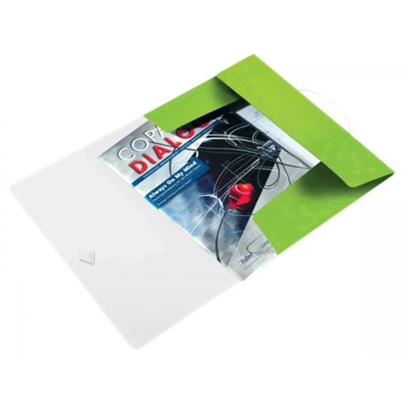 Leitz 3-Flap Folder WOW PP A4, A4, Polipropylen (PP), Zielony, Pionowa, 150 arkuszy, 80 g/m²