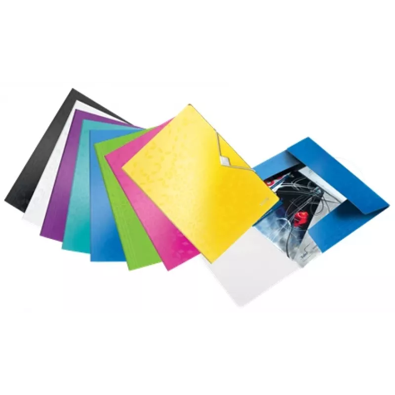 Leitz 3-Flap Folder WOW PP A4, A4, Polipropylen (PP), Zielony, Pionowa, 150 arkuszy, 80 g/m²