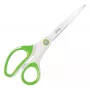 Leitz WOW Titanium Office Scissors 205 mm, Adult, prosty cut, Single, Green, biały, Stainless steel, Office scissors