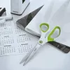Leitz WOW Titanium Office Scissors 205 mm, Adult, prosty cut, Single, Green, biały, Stainless steel, Office scissors