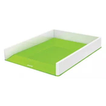 Leitz Letter Tray WOW Dual Colour, Plastikowa, Zielona, Biała, A4, 267 mm, 336 mm