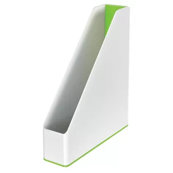 Leitz Magazine File WOW Dual Colour, zielony, biały, tworzywo sztuczne, A4, 73 mm, 318 mm, 272 mm