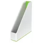 Leitz Magazine File WOW Dual Colour, zielony, biały, tworzywo sztuczne, A4, 73 mm, 318 mm, 272 mm