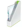 Leitz Magazine File WOW Dual Colour, zielony, biały, tworzywo sztuczne, A4, 73 mm, 318 mm, 272 mm