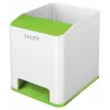 Uchwyt na długopisy Leitz Sound WOW, zielony, biały, polistyren (PS), 90 mm, 100 mm, 101 mm, 140 g