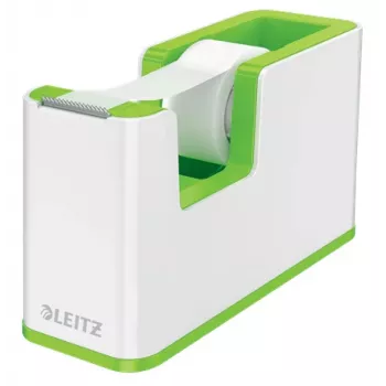 Dozownik taśmy Leitz WOW, 1,9 cm, 33 m, polistyren (PS), zielony, biały, 51 mm, 126 mm