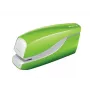 Leitz NeXXt Zszywacz na baterie WOW 5566, 10 kartek, Ładowanie od przodu, 1 cm, Tworzywo sztuczne, Zielony, Bateria