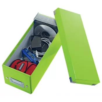 Leitz Click & Store WOW pudełko na CD, zielony, karton, 143 mm, 352 mm, 136 mm, 440 g