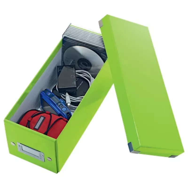Leitz Click & Store WOW pudełko na CD, zielony, karton, 143 mm, 352 mm, 136 mm, 440 g